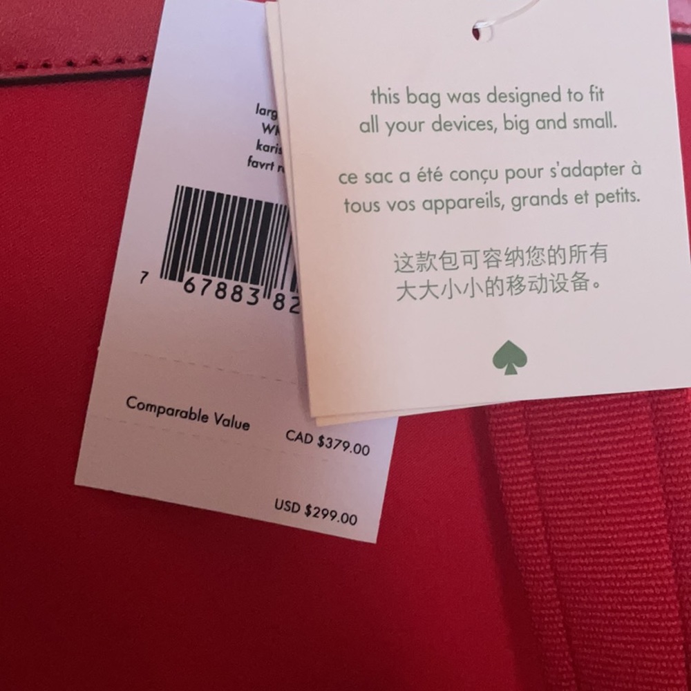 Kate spade large backpack - Picture 3 of 5